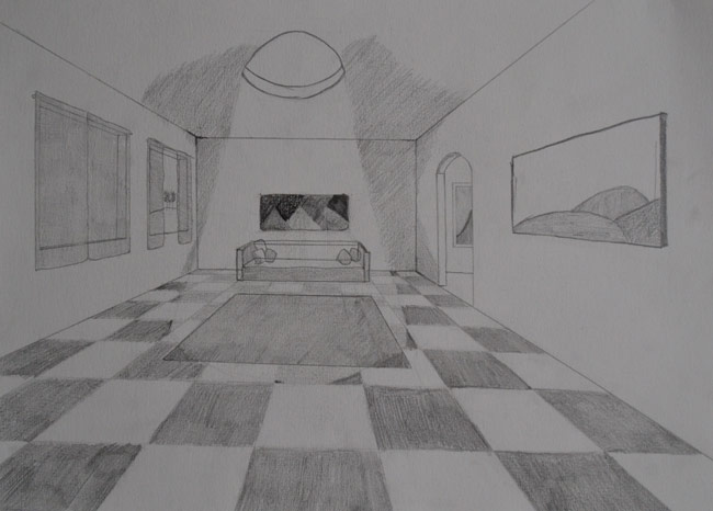 Interior photo of drawing